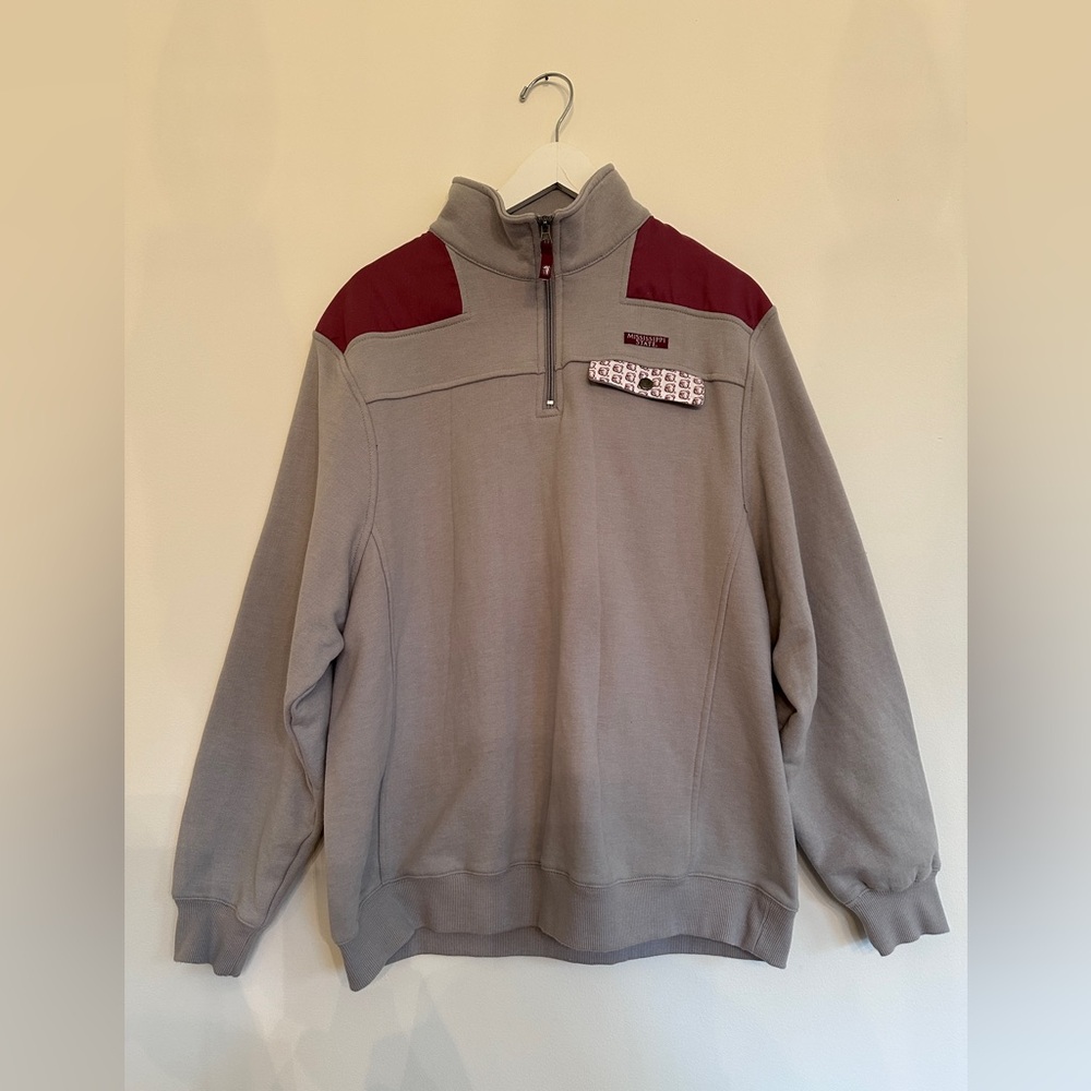 Women’s Southern Collegiate Apparel Mississippi State Quarter-Zip Pullover XL